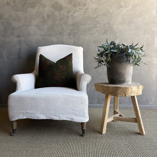 Vintage Chop Block Table  #C11