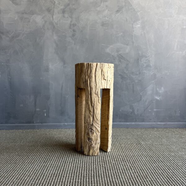 Kona Stump Elm Wood Side Table #A54