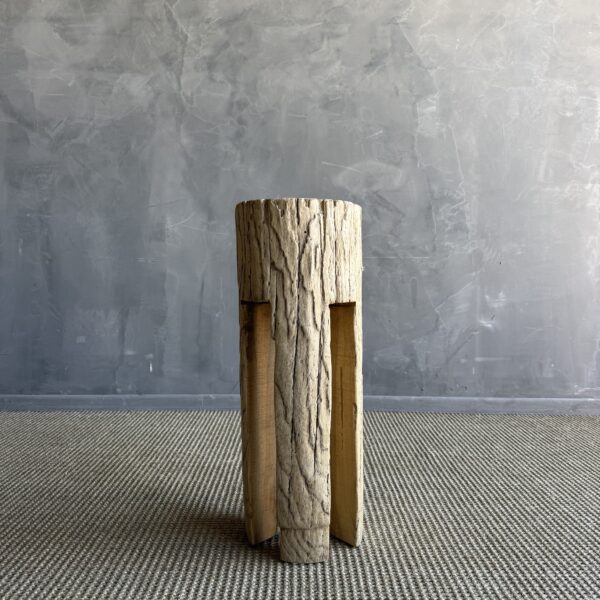 Kona Stump Elm Wood Side Table #C45