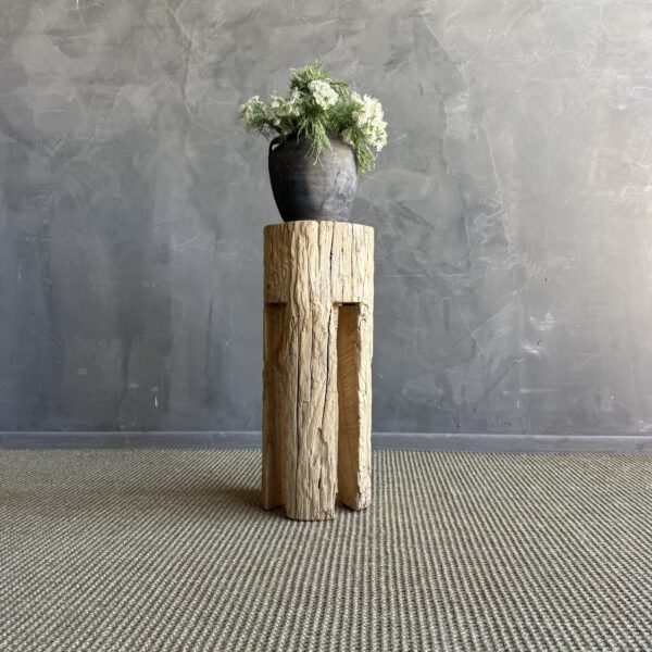 Kona Stump Elm Wood Side Table #E79