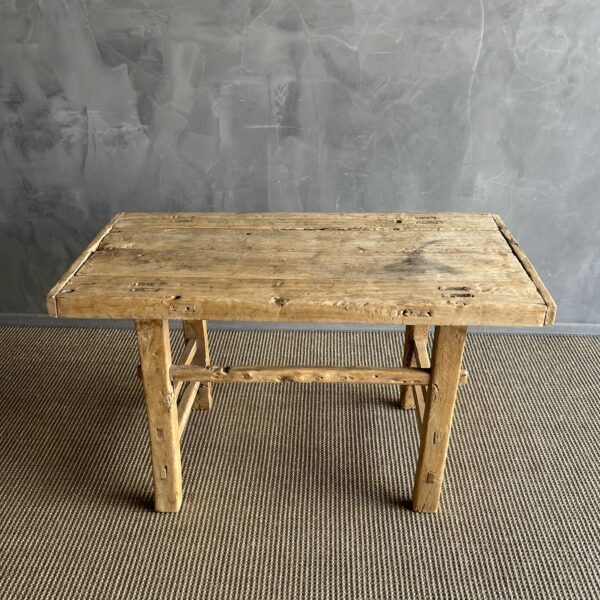 Vintage Elm Wood Coffee Table #61500