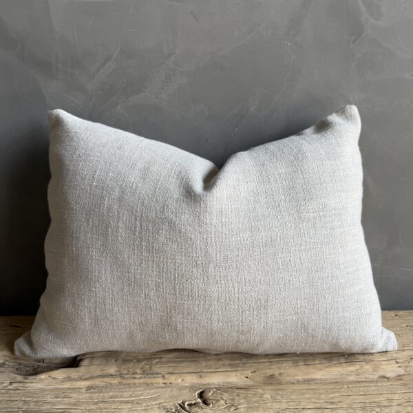 Otis Linen Snow Lumbar Pillow