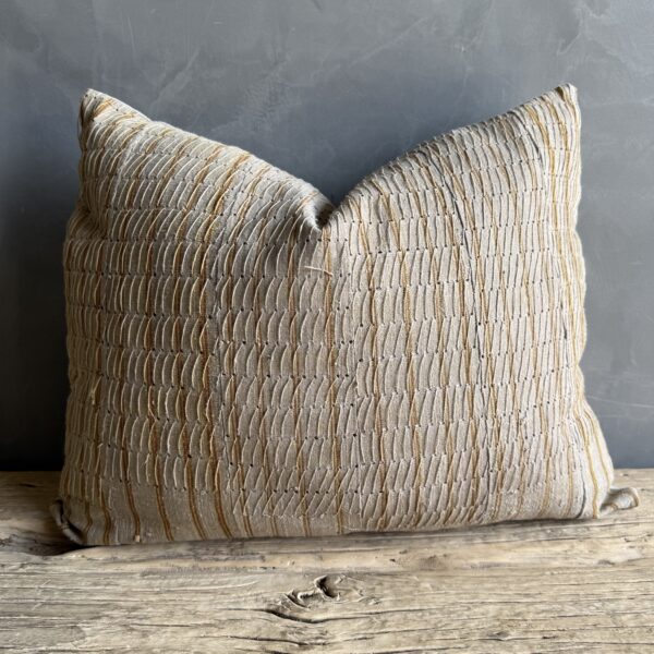 Vintage Textile Lumbar Pillow