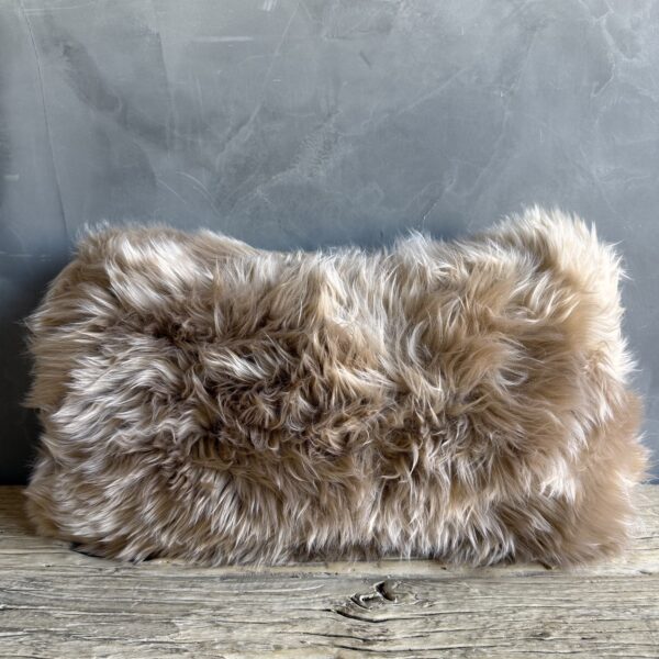 Genuine Sheepskin Lumbar Pillow 12x20