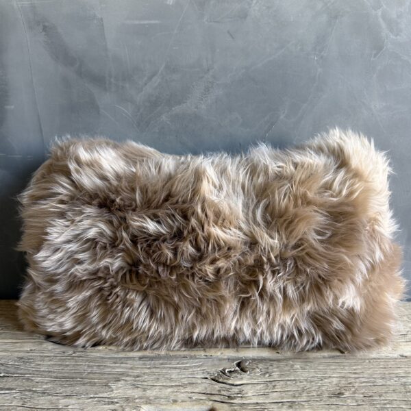 Genuine Sheepskin Lumbar Pillow 12x20