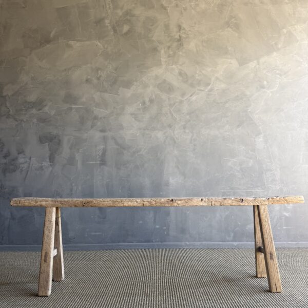 Elm Wood Skinny Bench #D37
