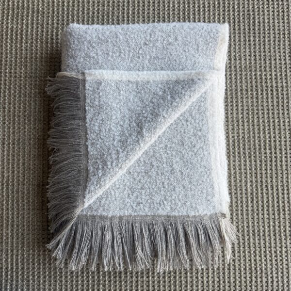 Belgium Linen & Wool Throw - Cream