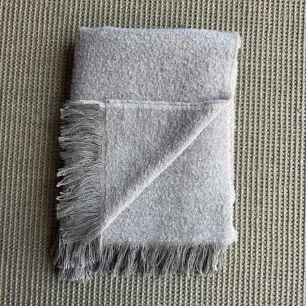 Belgium Linen & Wool Throw - Beige