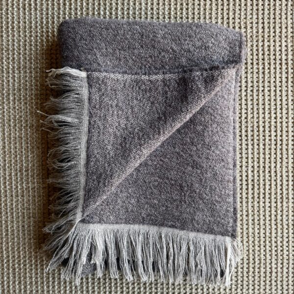 Belgium Linen & Wool Throw – Brown