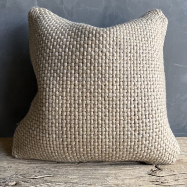 Amari Wool Pillow - Nude