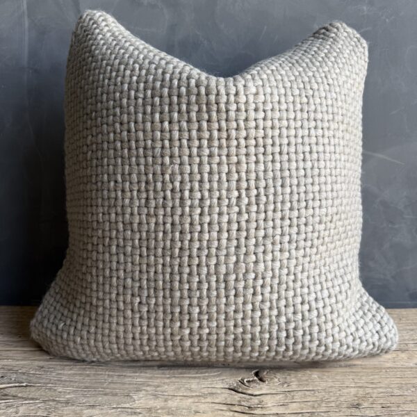Amari Wool Pillow - Greige