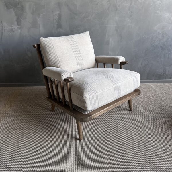 Frances Cafe Noir Stripe Chair - Montana Brown