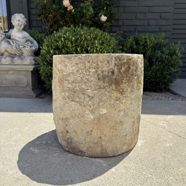 Antique Limestone Trough 5726B 20.5" Dia