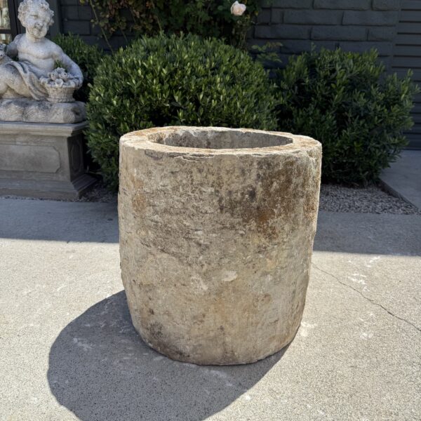 Antique Limestone Trough 5726B 20.5" Dia