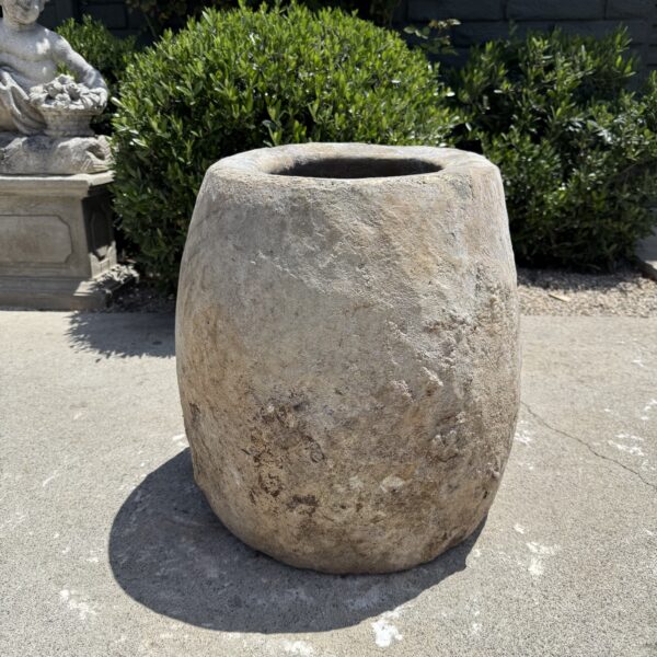 Antique Limestone Trough 5726D 16" Dia