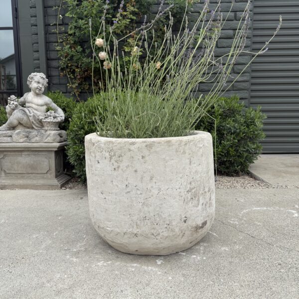 Antique Limestone Trough 5926A 24" Dia