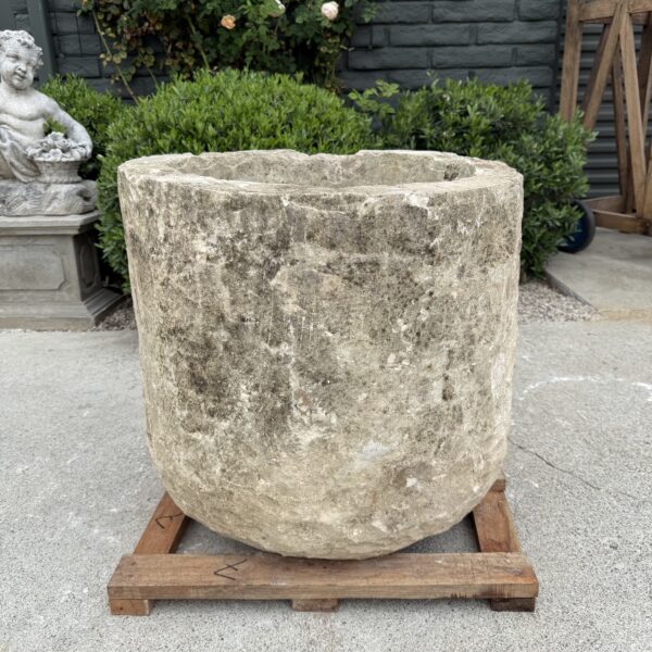 Antique Limestone Trough 51226B 24" Dia