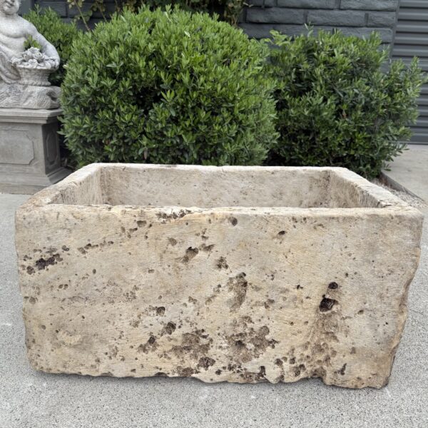 Antique Limestone Trough 51626A 28"W