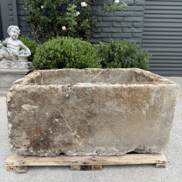 Antique Limestone Trough 51626B 35"W