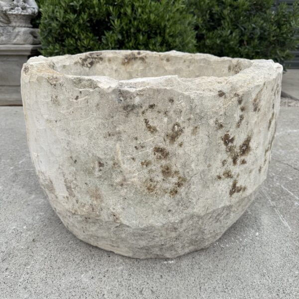 Antique Limestone Trough 51623D 23" Dia
