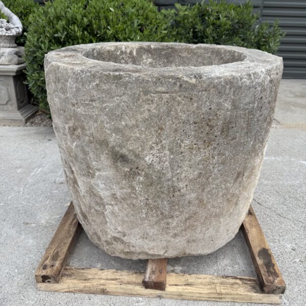 Antique Limestone Trough 51626J 24"Dia