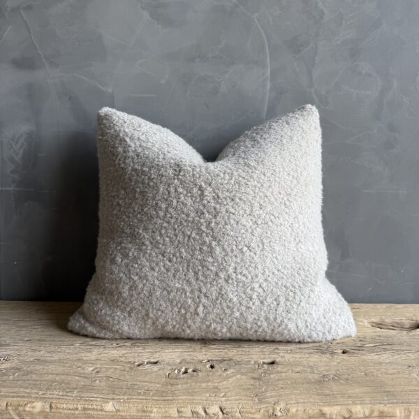 Bloom Home Collection Mohair Wooly Plush Double Sided Pillow 23" x 23