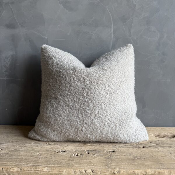 Bloom Home Collection Mohair Wooly Plush Double Sided Pillow 23" x 23