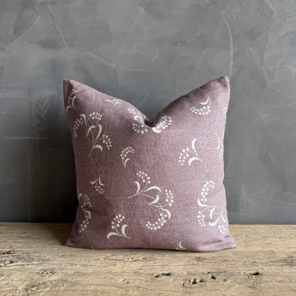 Carolina Irving Mimosa Viola Pillow with Brass Zipper