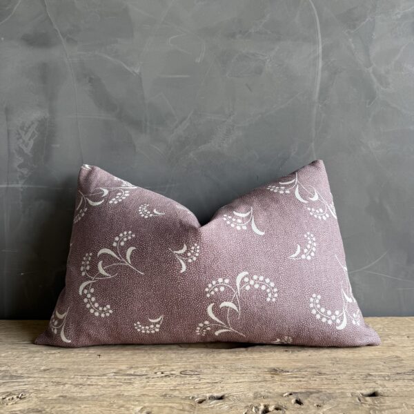 Carolina Irving Linen Mimosa Viola Lumbar Pillow