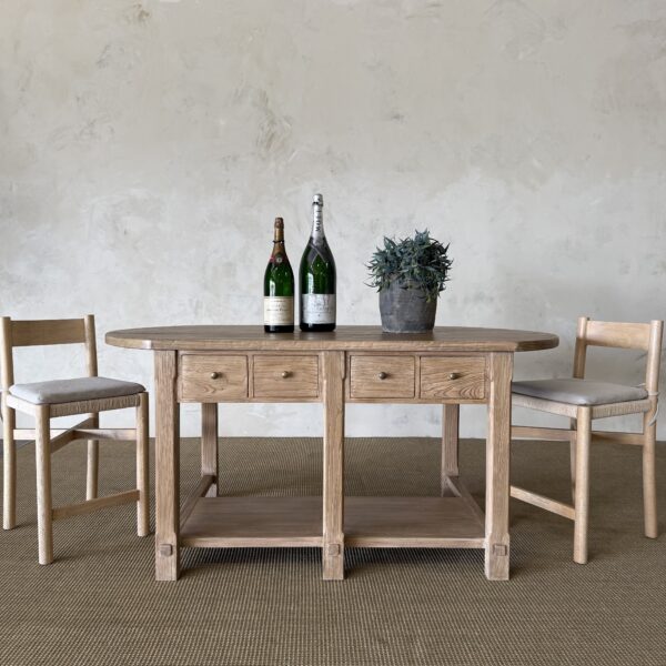 Laguna Elm Wood Island - Large