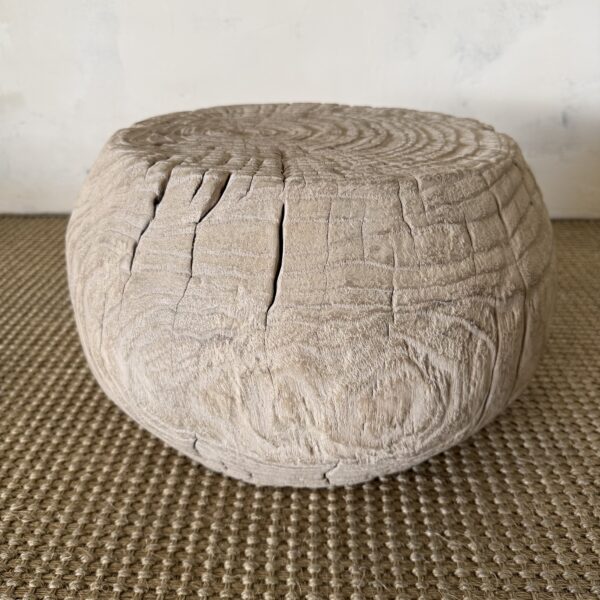 Vintage Elm Table Stump 52926-B