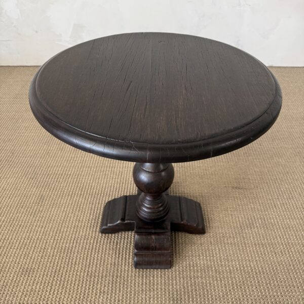 Morgan Table - Walnut Finish 25.5"D