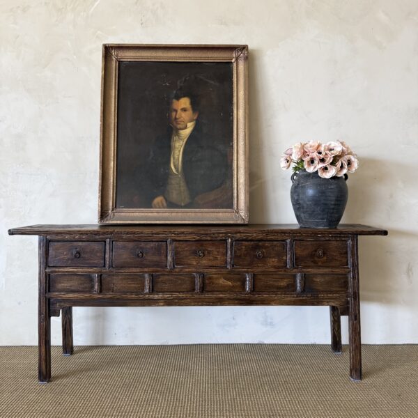 Reclaimed Pine Console c. 1920