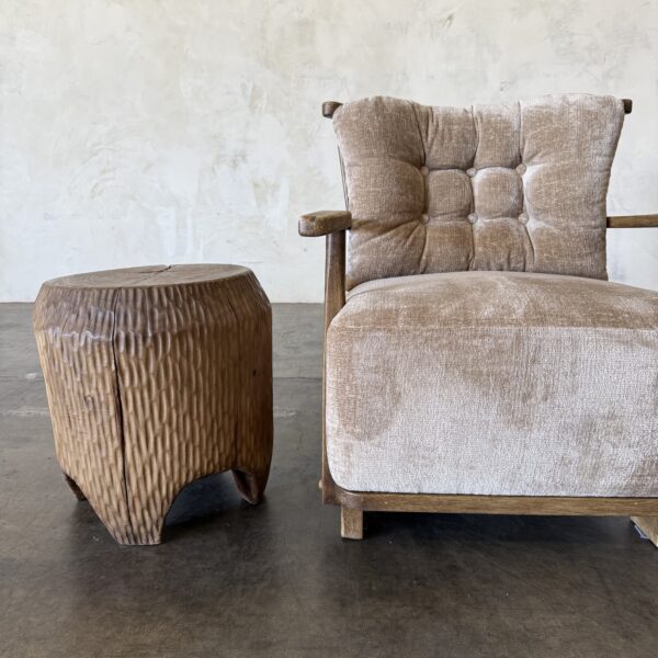 Reclaimed Walnut Side Table or Stump