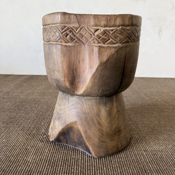Solid Walnut Reclaimed Side Table 61626E