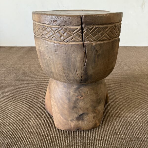 Solid Walnut Reclaimed Side Table 61626E