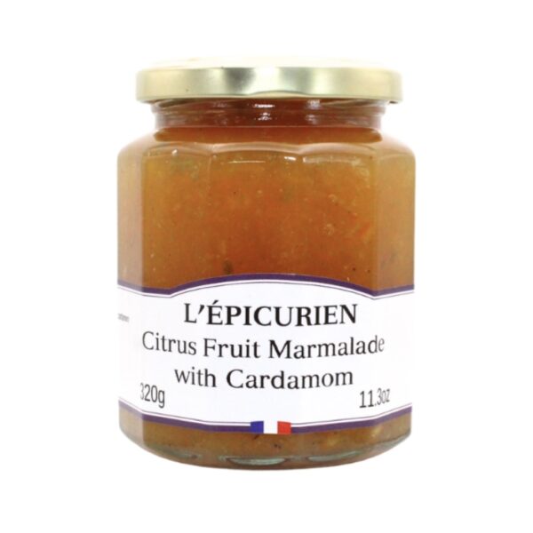 L'epicurien Citrus Fruit Marmalade w/ Cardamom 11.3oz