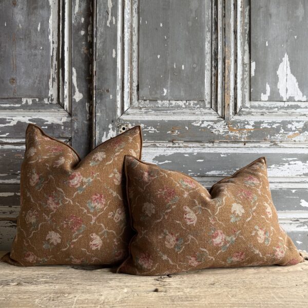 French Linen Lumbar - Jardin Havane