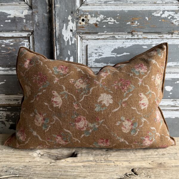 French Linen Lumbar - Jardin Havane