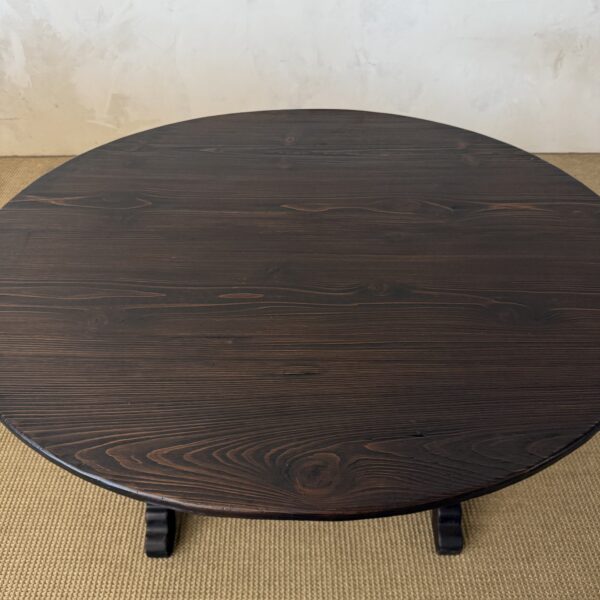 Lyon Oval Dining Table - Dark Walnut