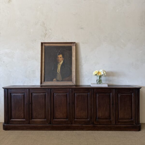 Bistro VI Cabinet - Distressed Walnut