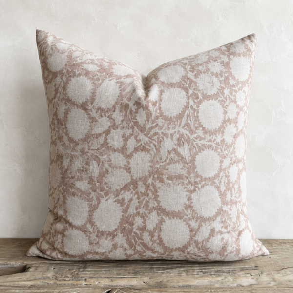 Floral Linen Pillow - Bellows
