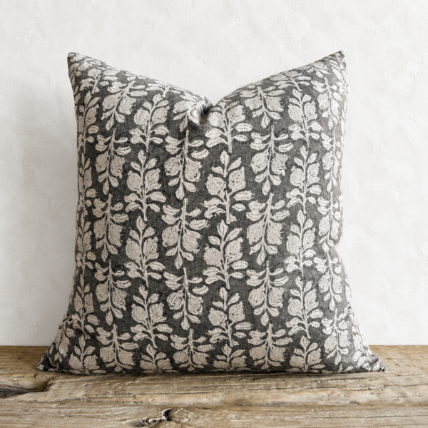 Floral Linen Pillow - Pua