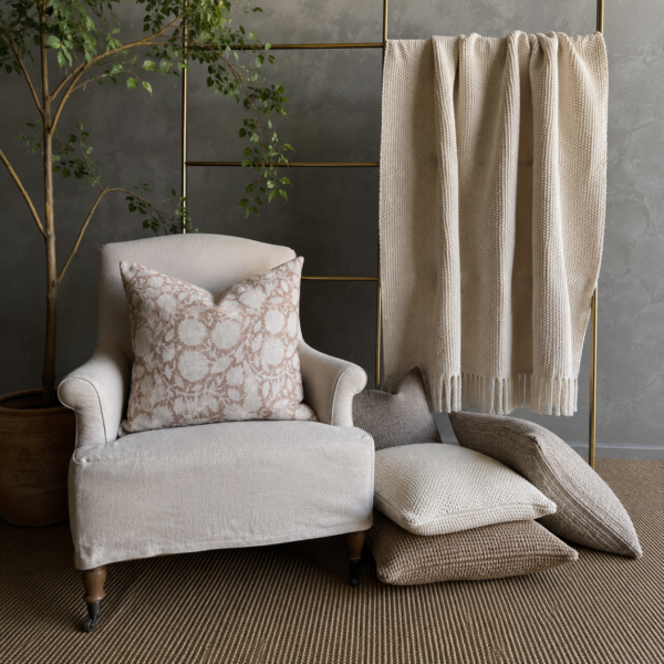 Floral Linen Pillow - Bellows