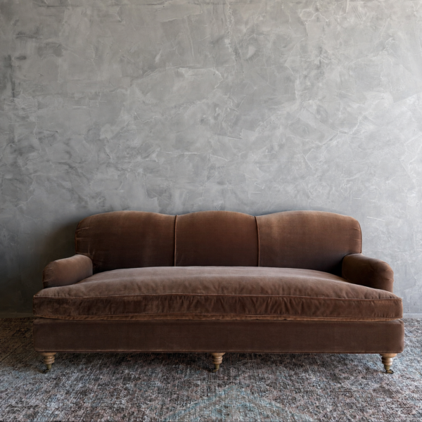Modern English Sofa – Mohair