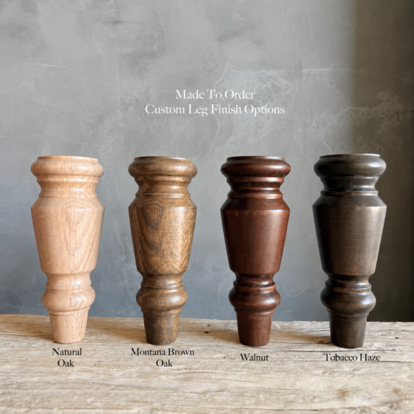 Wood Leg Finish Options