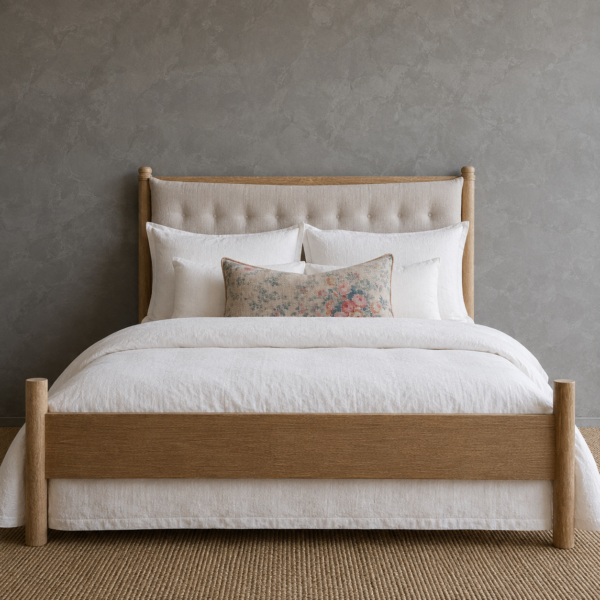 Ludlow Oak Bed - Natural White Oak