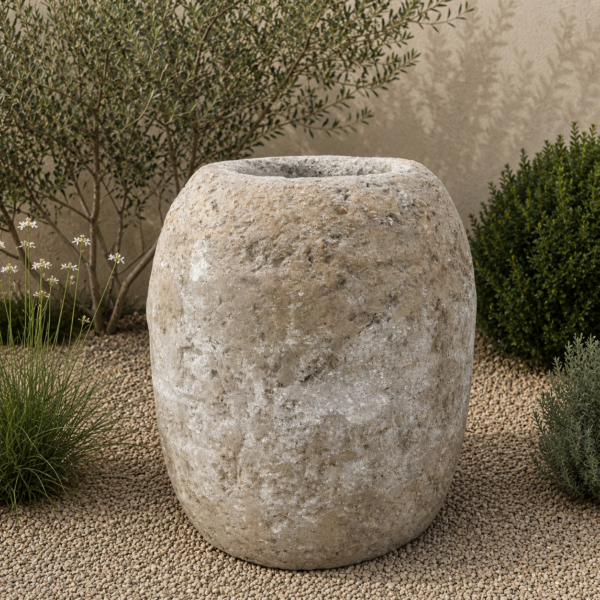 Antique Limestone Trough 51626G 25"H