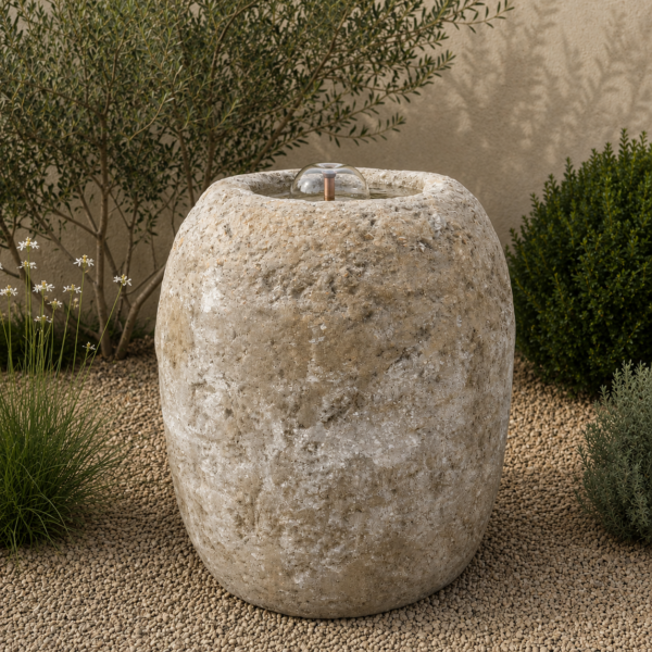 Antique Limestone Trough 51626G 25"H
