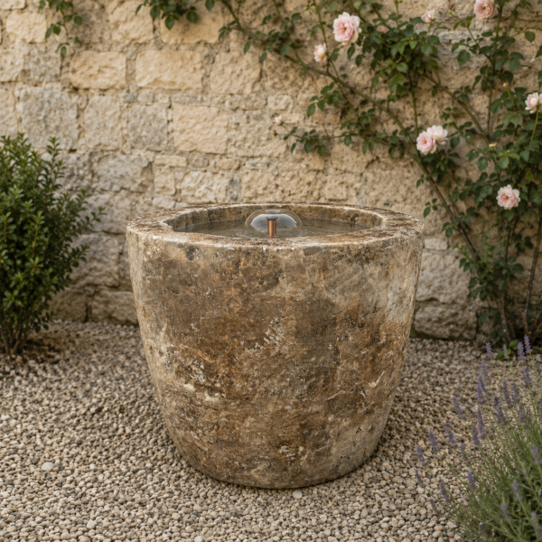 Antique Limestone Trough 51226K 20" D